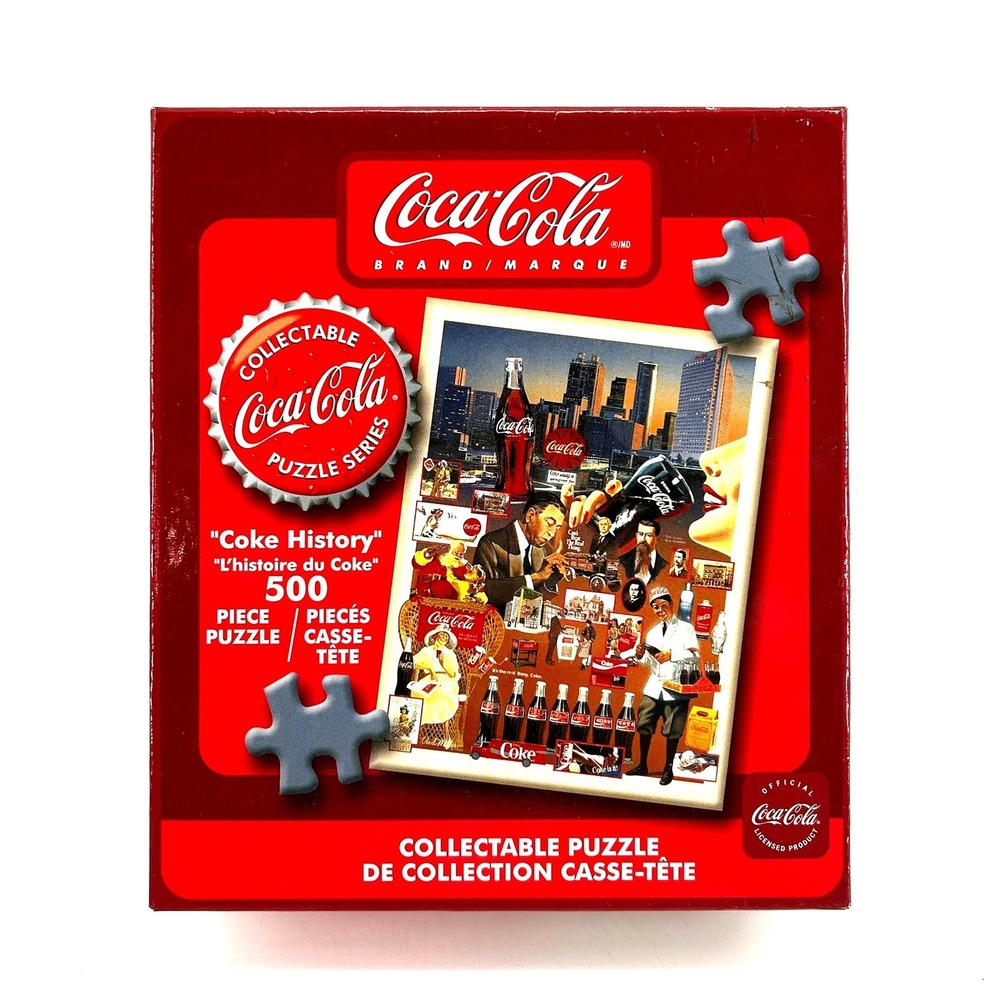 Coca-Cola Coke History 500 Piece Jigsaw Puzzle Karmin International 2004 Vintage